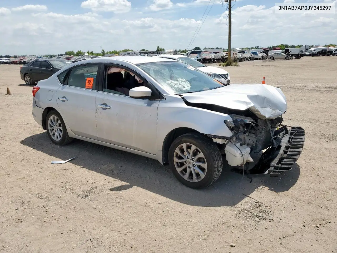 3N1AB7AP0JY345297 2018 Nissan Sentra S
