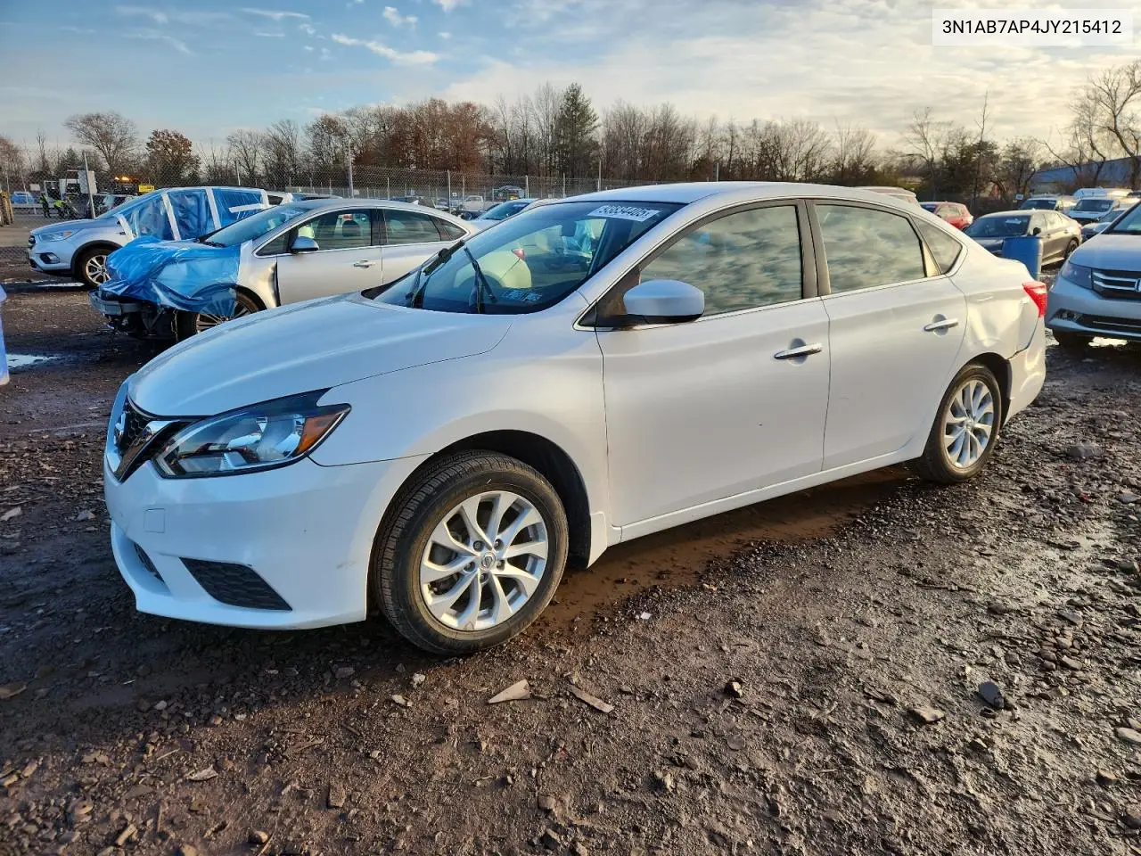3N1AB7AP4JY215412 2018 Nissan Sentra S