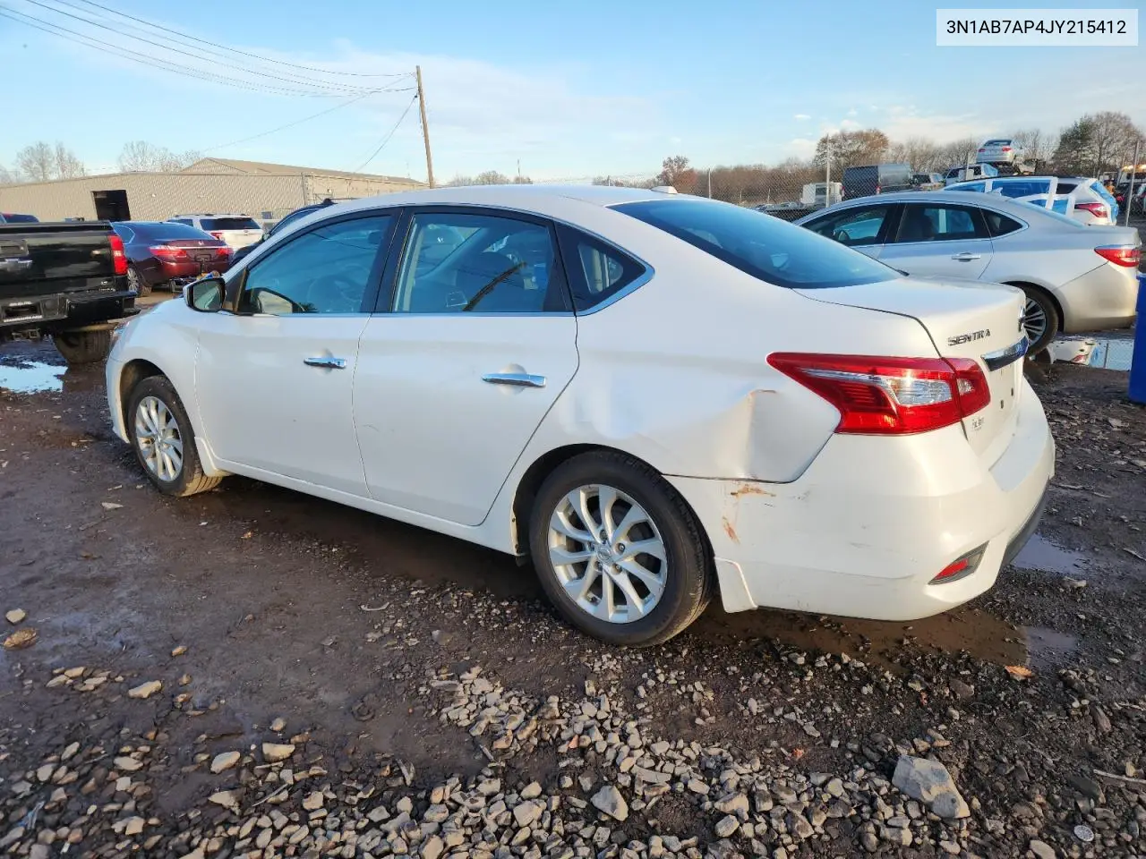 3N1AB7AP4JY215412 2018 Nissan Sentra S