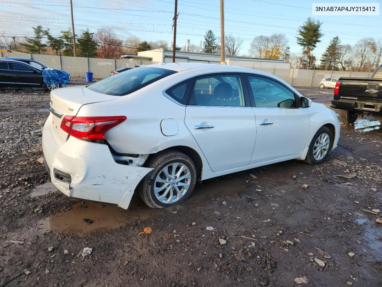 3N1AB7AP4JY215412 2018 Nissan Sentra S