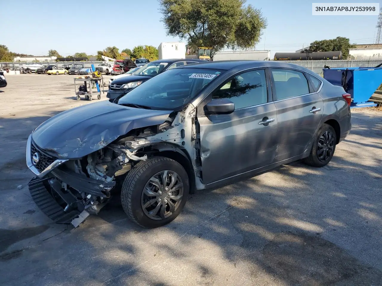 3N1AB7AP8JY253998 2018 Nissan Sentra S