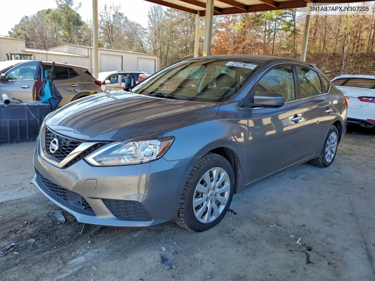 3N1AB7APXJY307205 2018 Nissan Sentra S