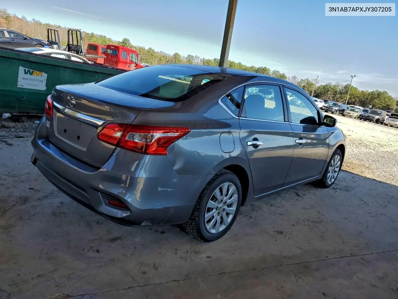 3N1AB7APXJY307205 2018 Nissan Sentra S