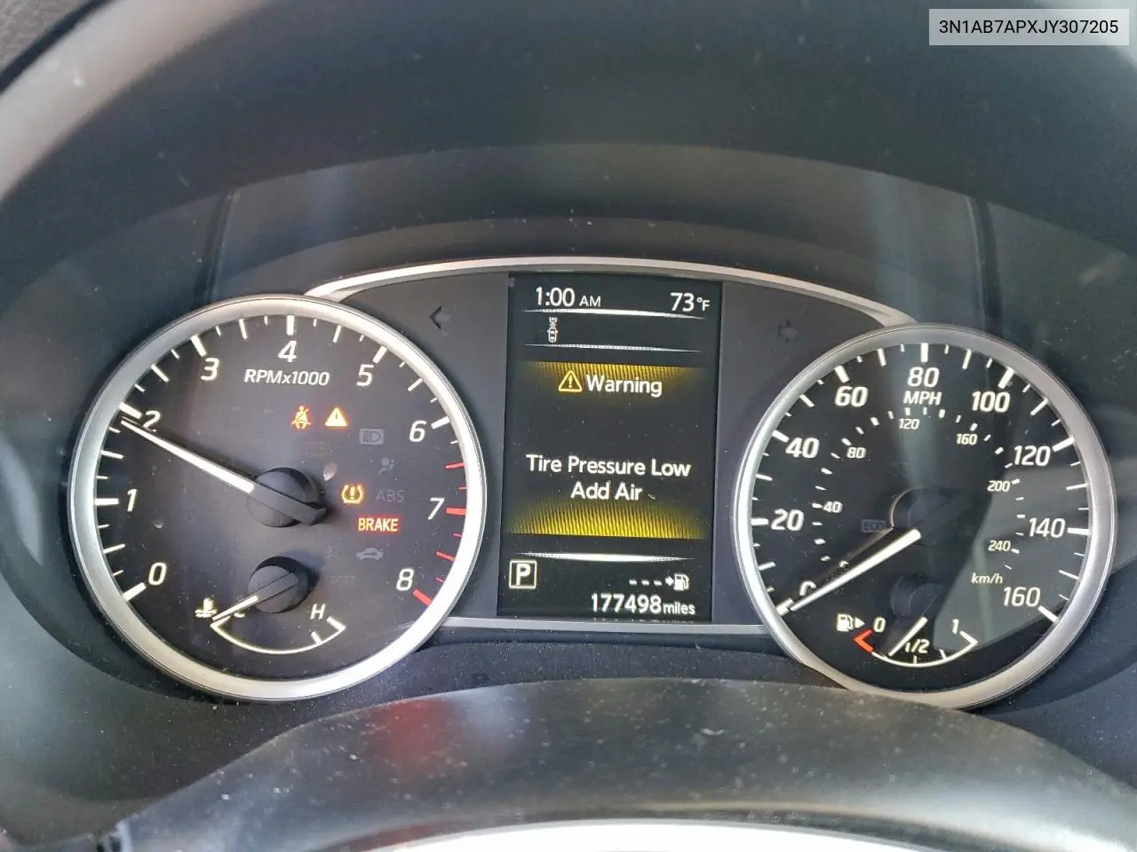 3N1AB7APXJY307205 2018 Nissan Sentra S
