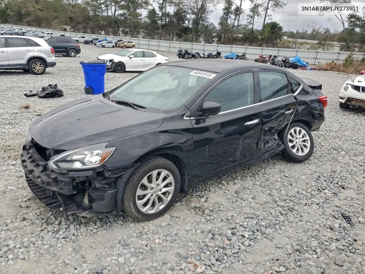 3N1AB7AP1JY273901 2018 Nissan Sentra S