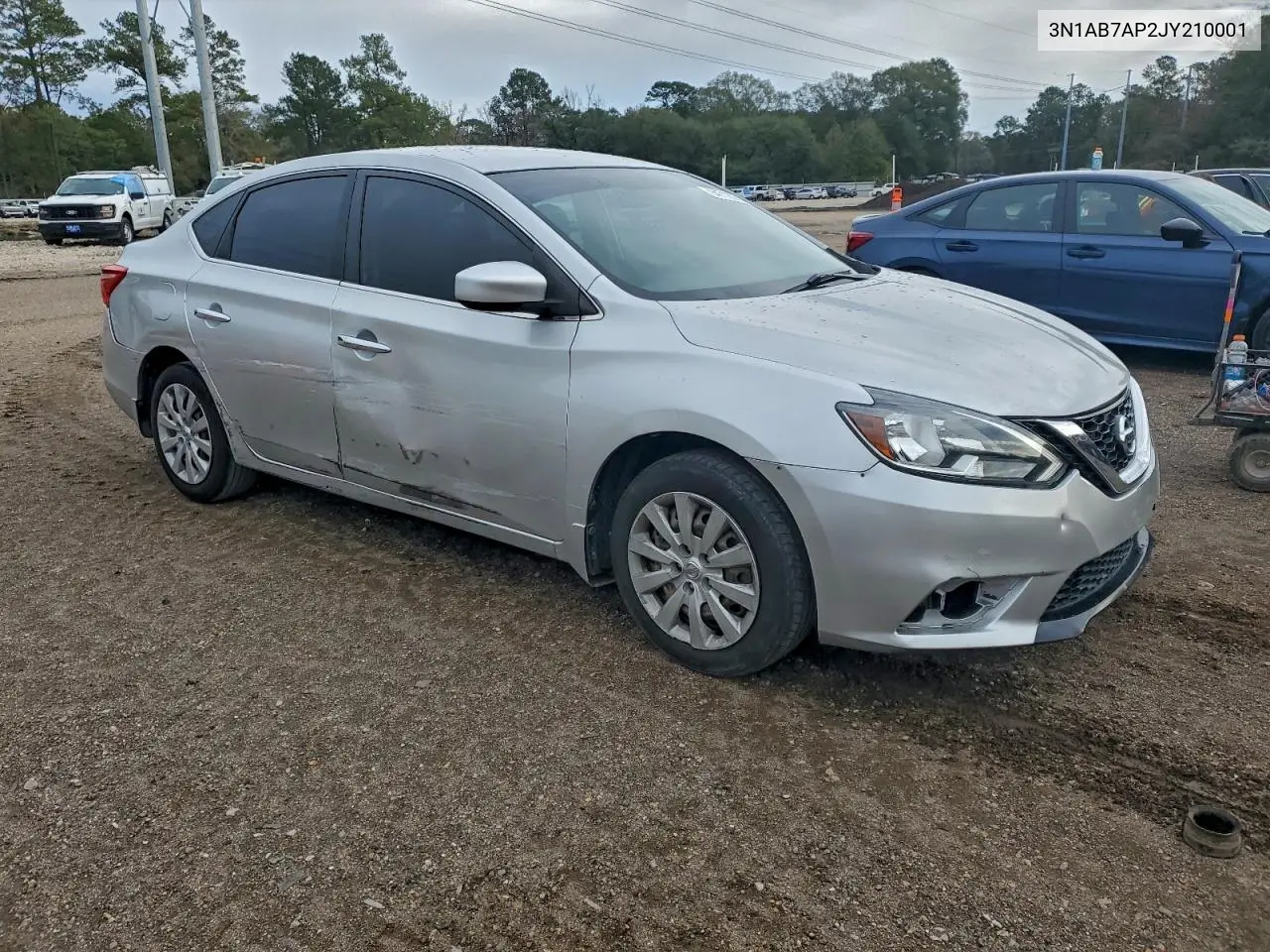 3N1AB7AP2JY210001 2018 Nissan Sentra S
