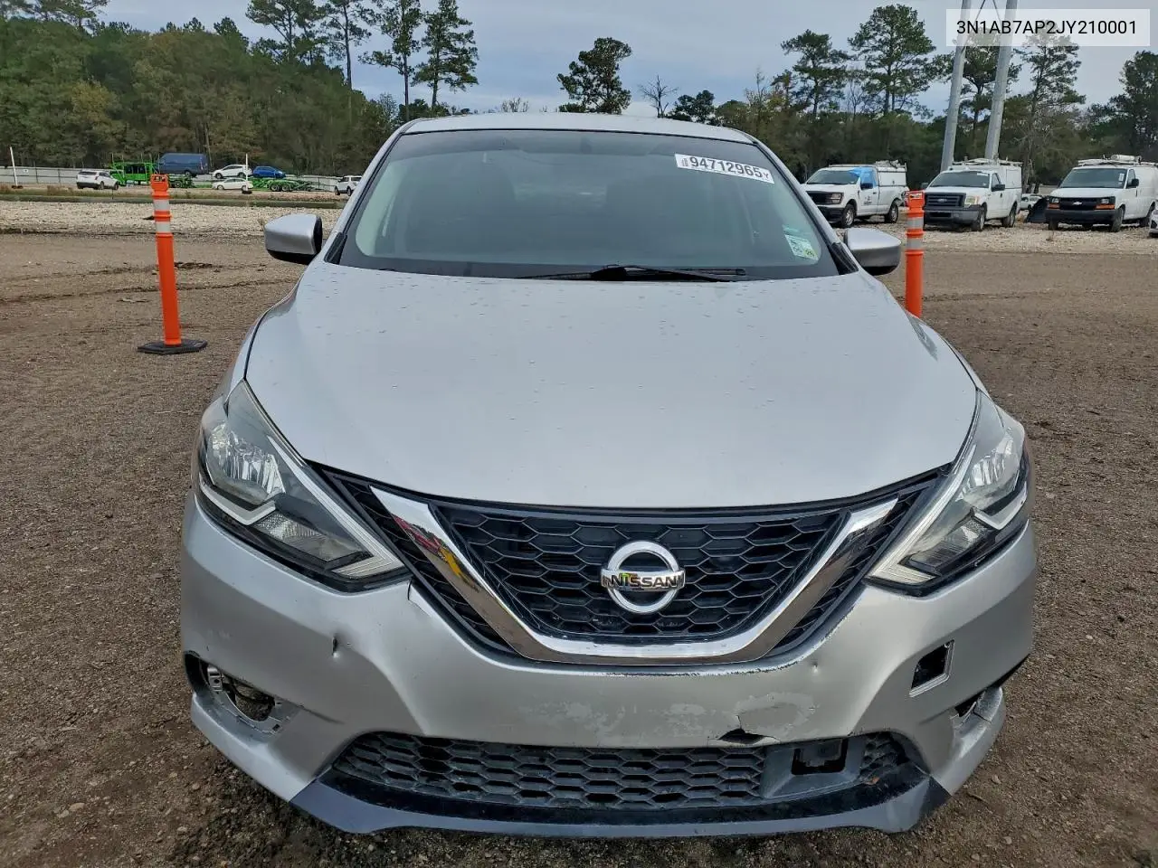 3N1AB7AP2JY210001 2018 Nissan Sentra S
