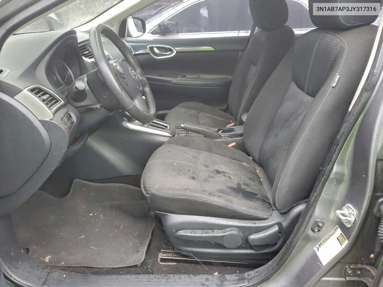 3N1AB7AP3JY317316 2018 Nissan Sentra S