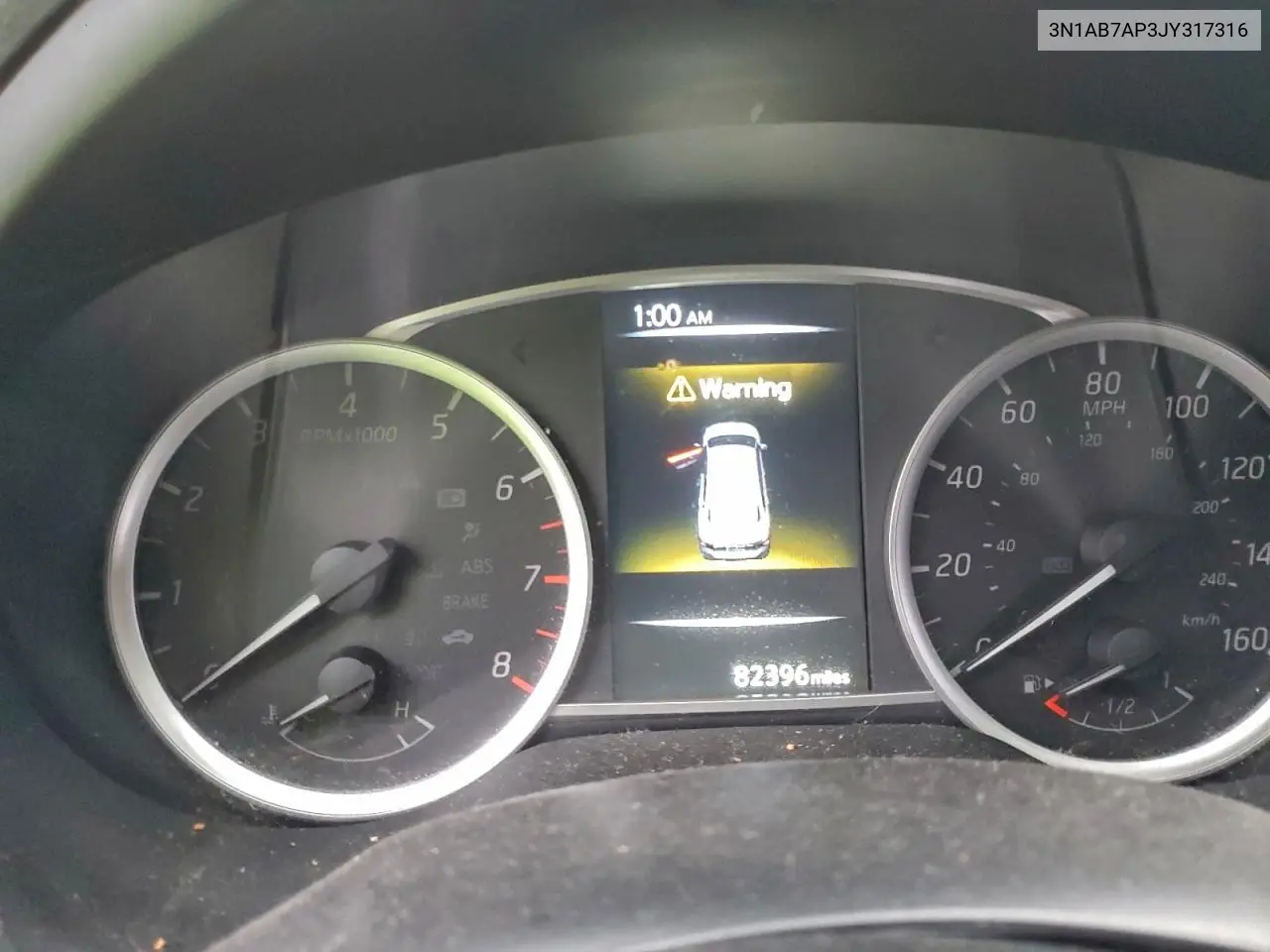 3N1AB7AP3JY317316 2018 Nissan Sentra S