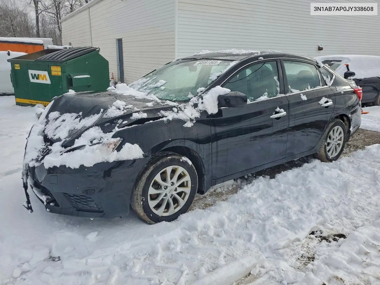 3N1AB7AP0JY338608 2018 Nissan Sentra S