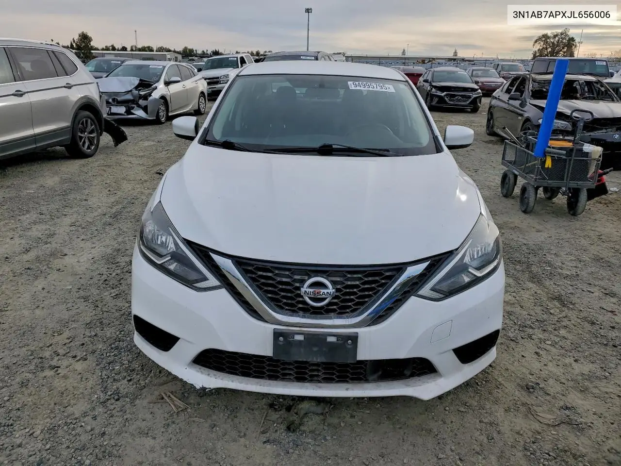 3N1AB7APXJL656006 2018 Nissan Sentra S