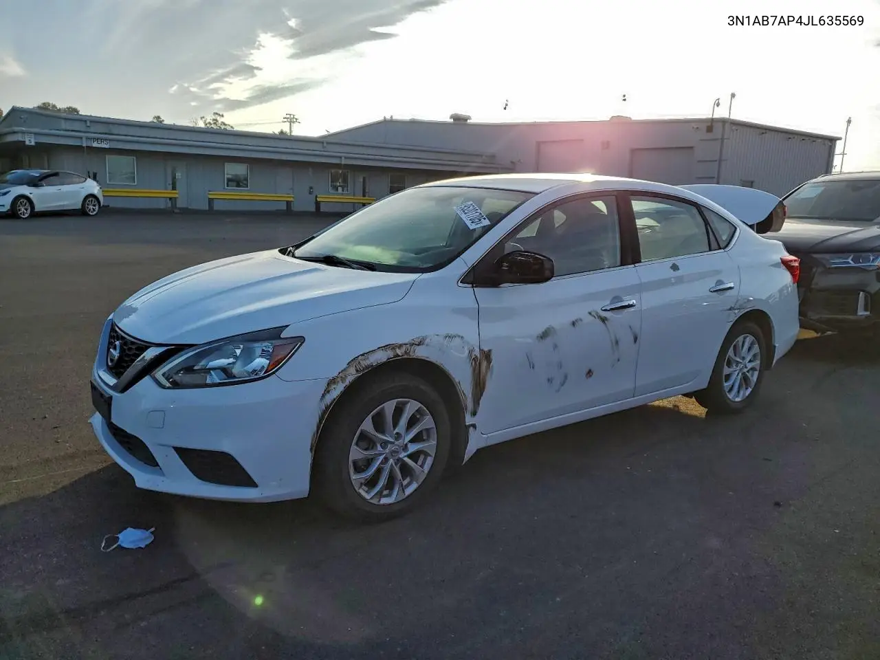 3N1AB7AP4JL635569 2018 Nissan Sentra S