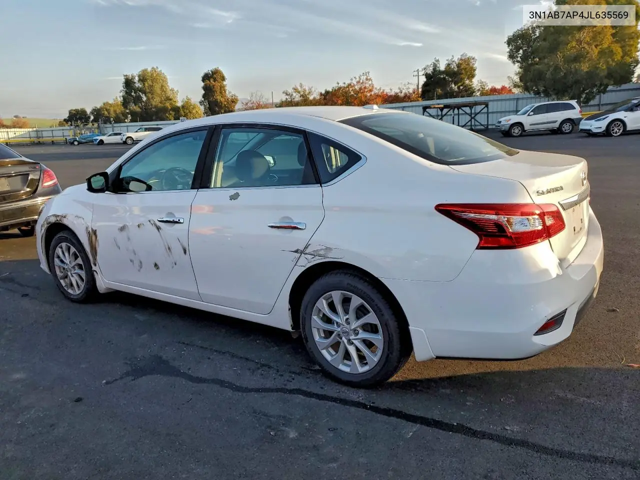 3N1AB7AP4JL635569 2018 Nissan Sentra S