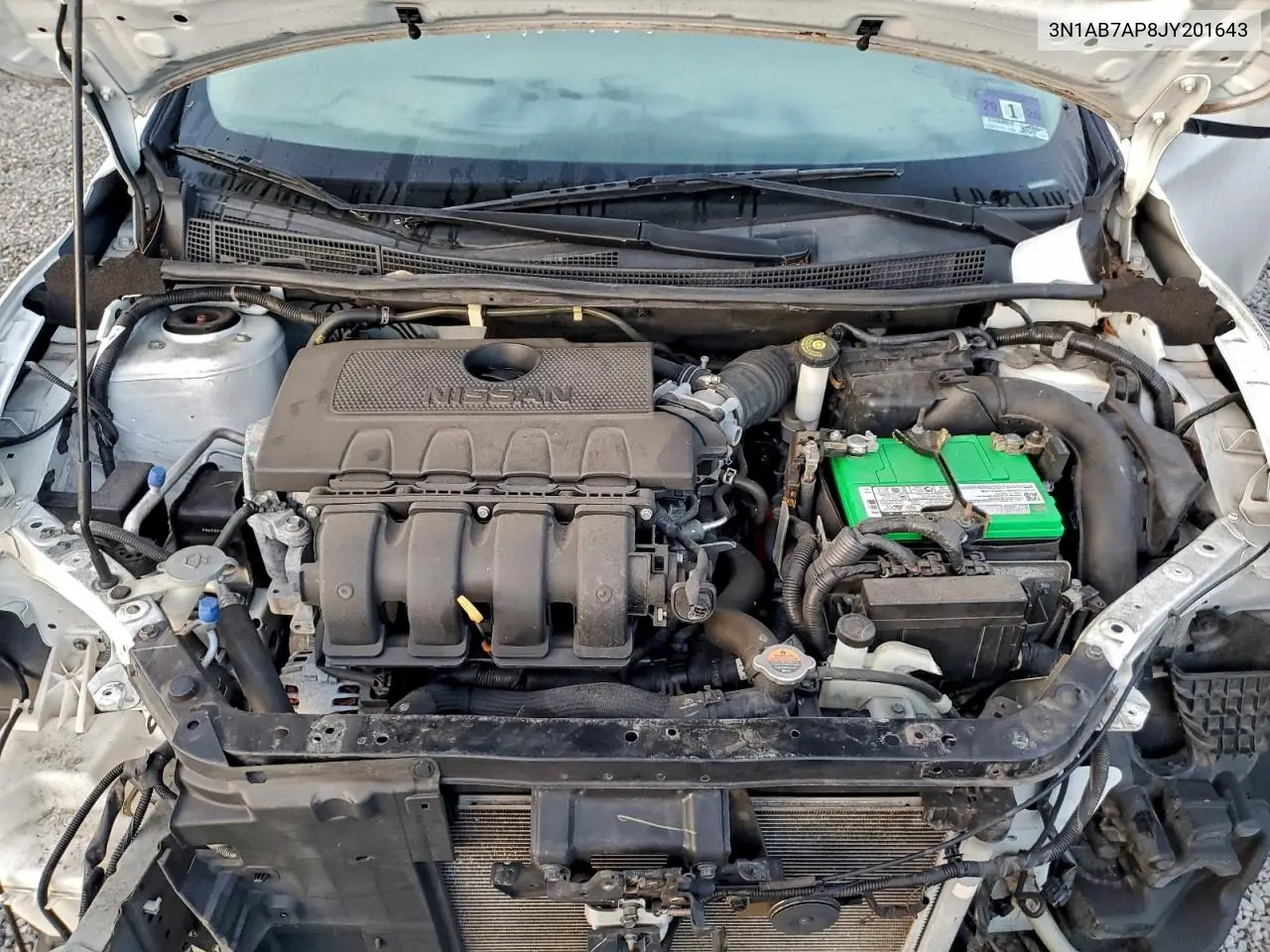 3N1AB7AP8JY201643 2018 Nissan Sentra S