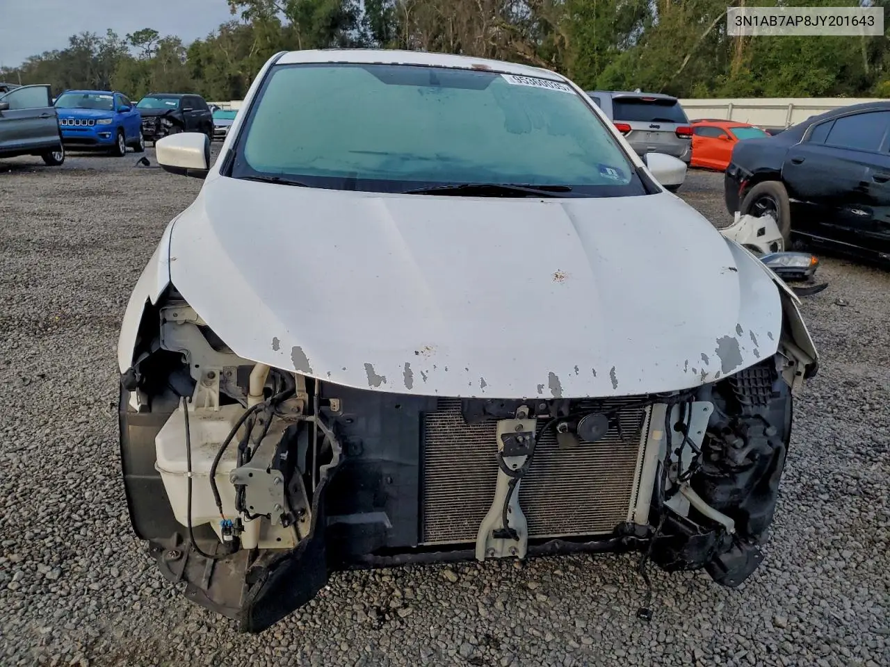 3N1AB7AP8JY201643 2018 Nissan Sentra S