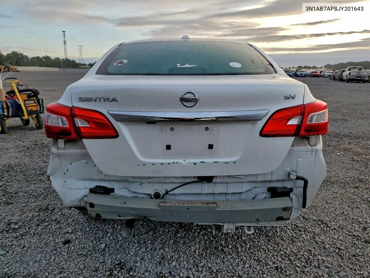 3N1AB7AP8JY201643 2018 Nissan Sentra S