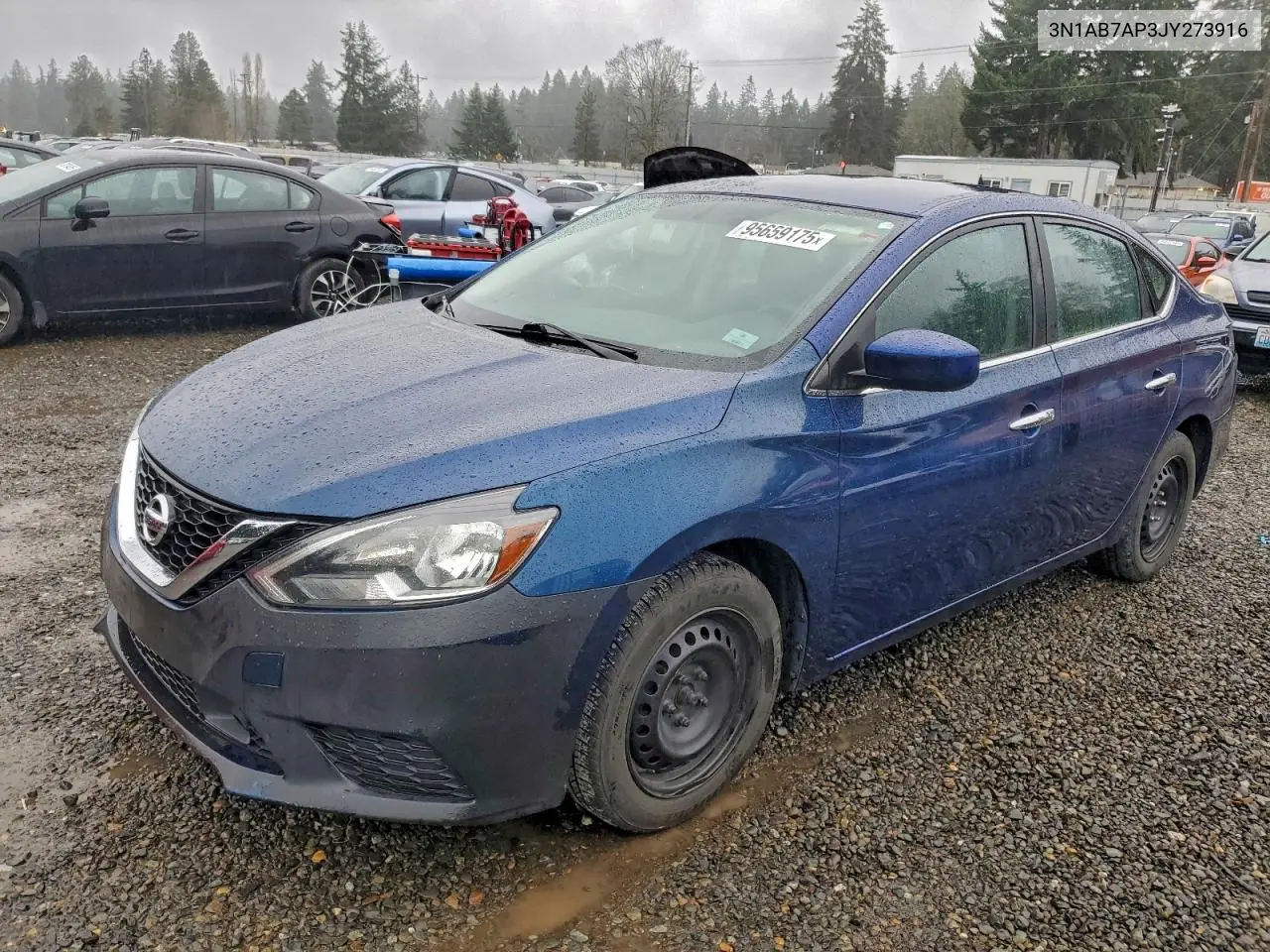 3N1AB7AP3JY273916 2018 Nissan Sentra S