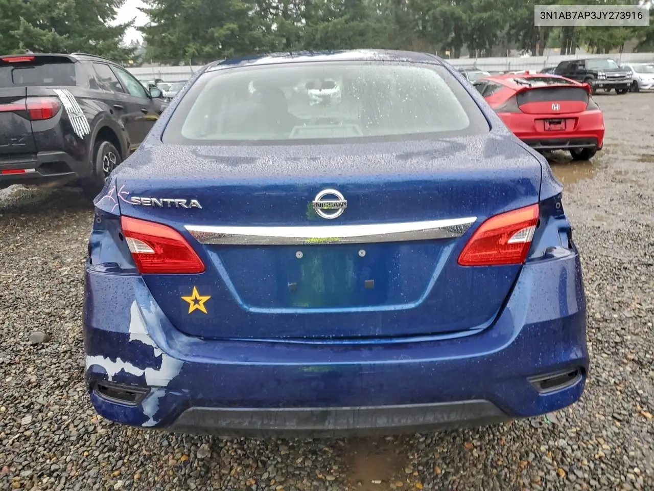 3N1AB7AP3JY273916 2018 Nissan Sentra S