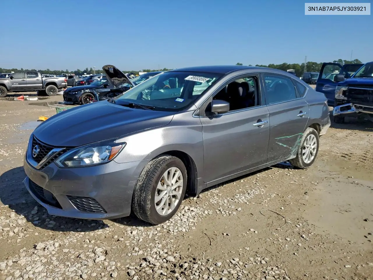 3N1AB7AP5JY303921 2018 Nissan Sentra S