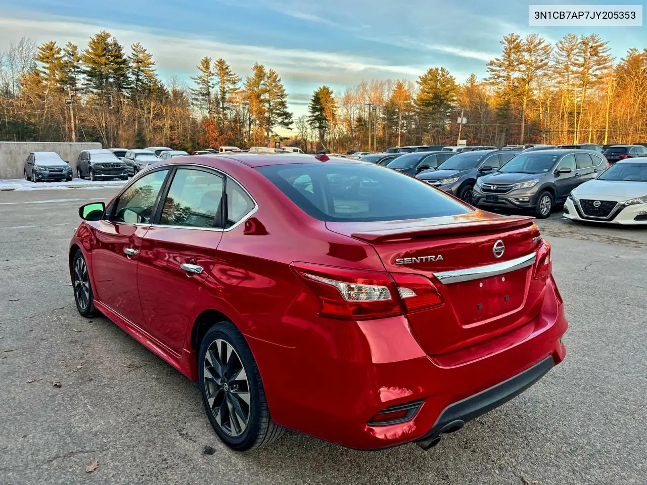 3N1CB7AP7JY205353 2018 Nissan Sentra Sr Turbo