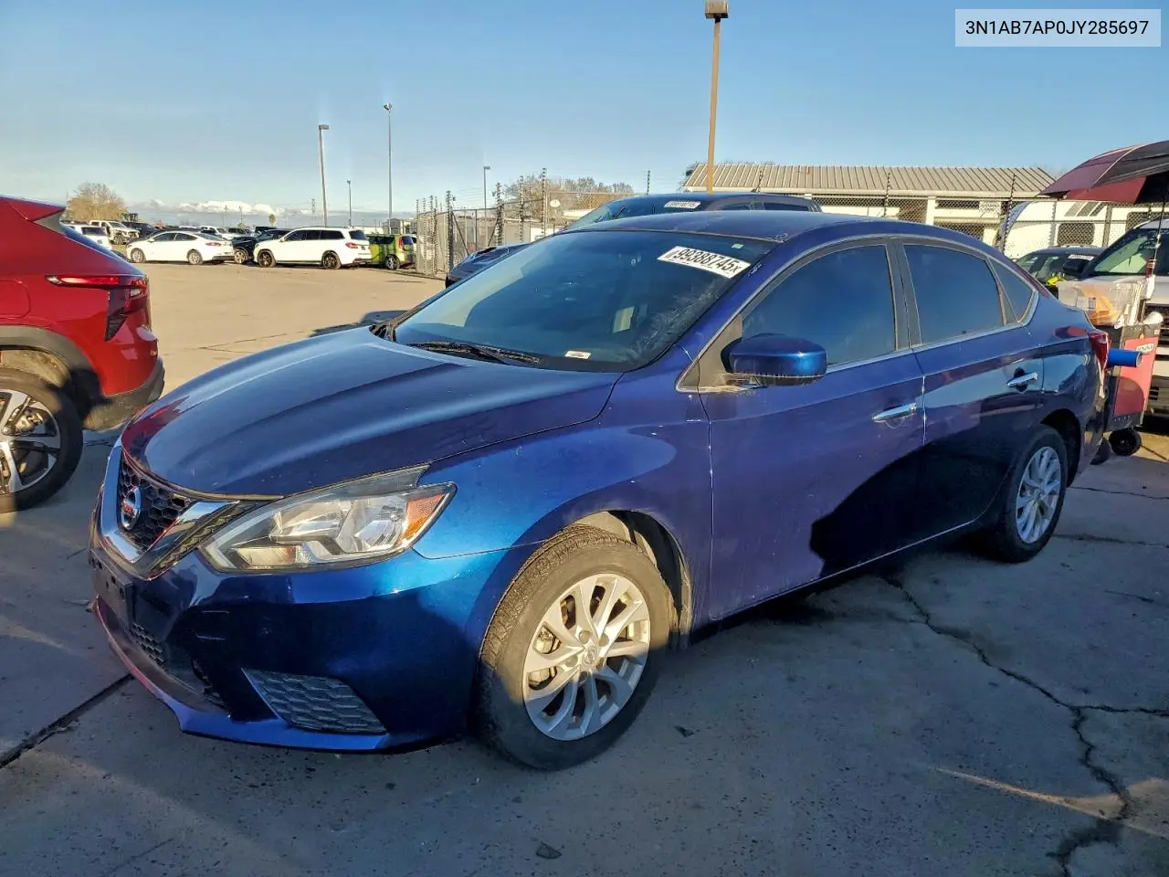 3N1AB7AP0JY285697 2018 Nissan Sentra S
