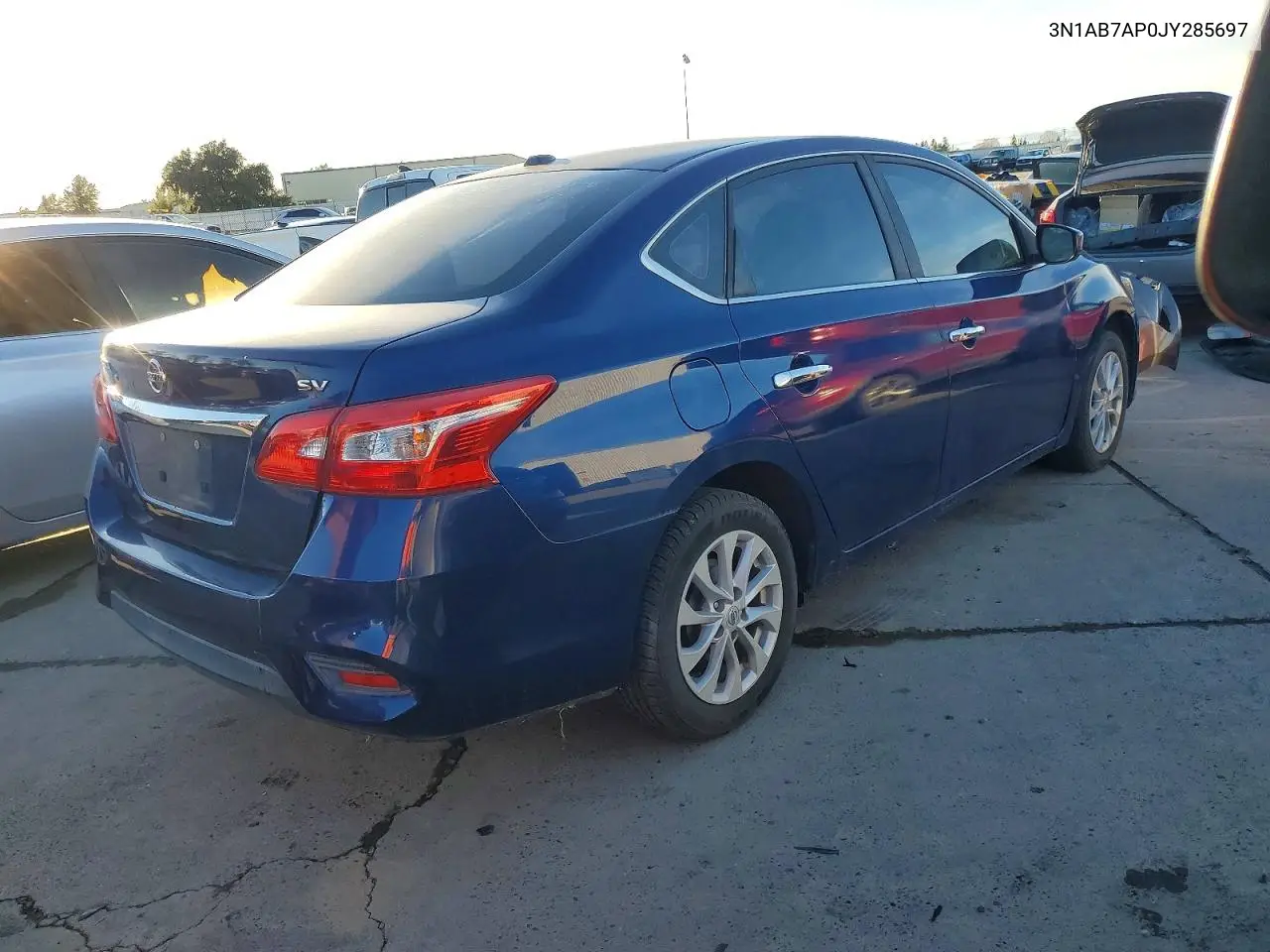 3N1AB7AP0JY285697 2018 Nissan Sentra S