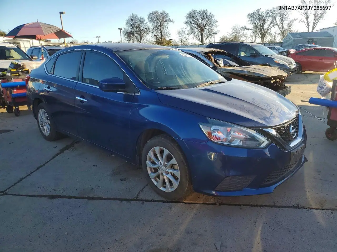 3N1AB7AP0JY285697 2018 Nissan Sentra S