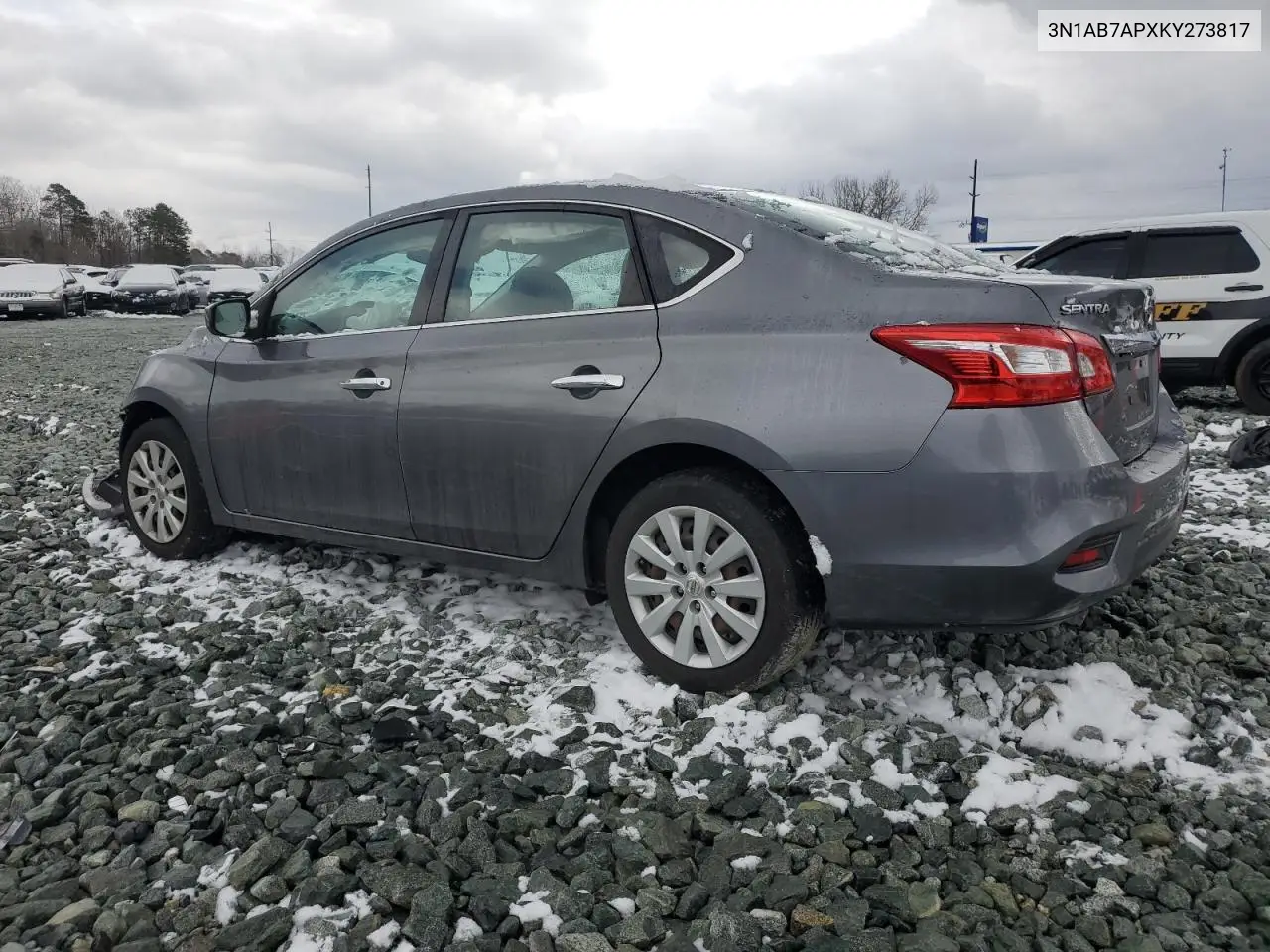 3N1AB7APXKY273817 2019 Nissan Sentra S
