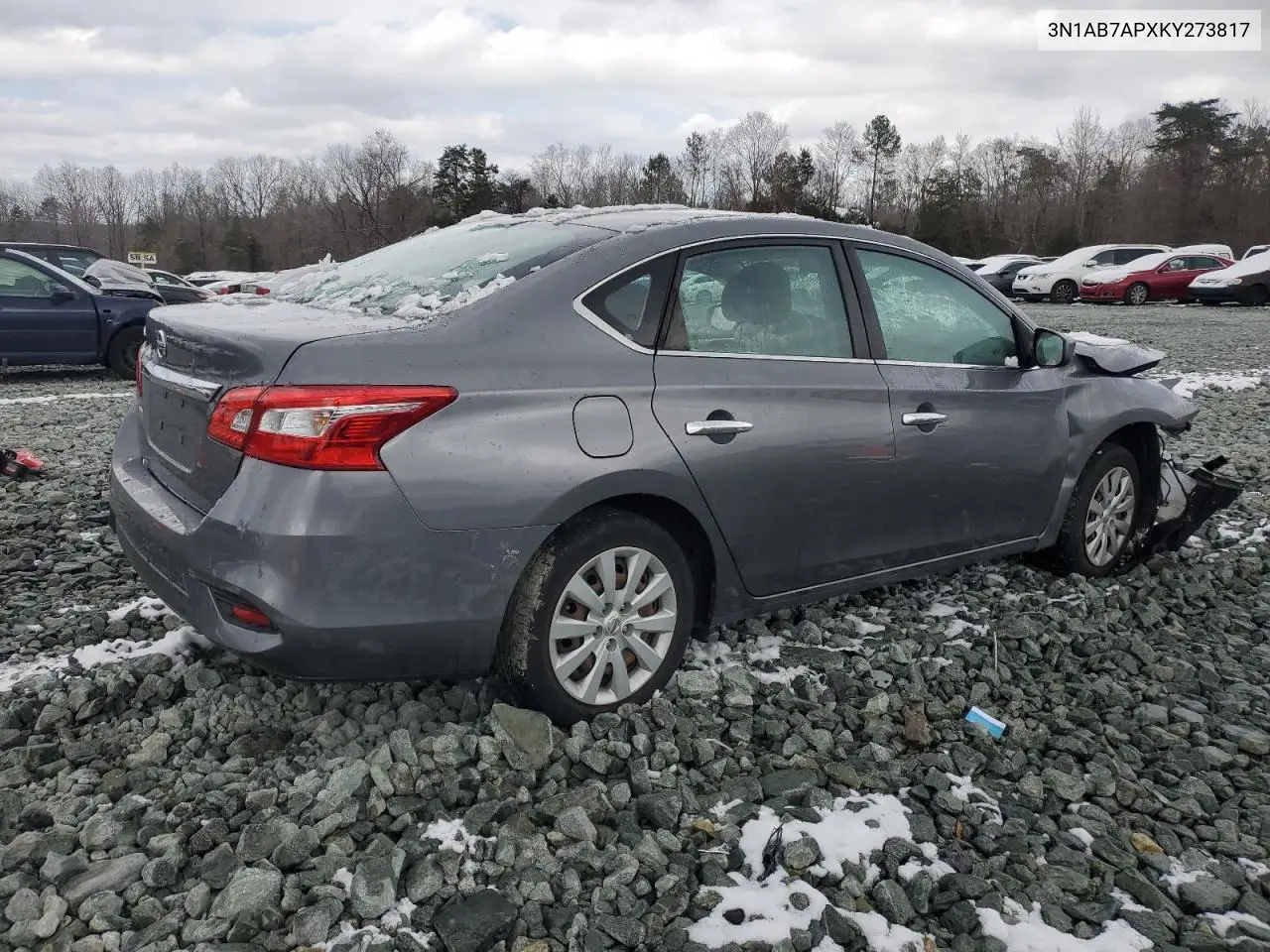 3N1AB7APXKY273817 2019 Nissan Sentra S