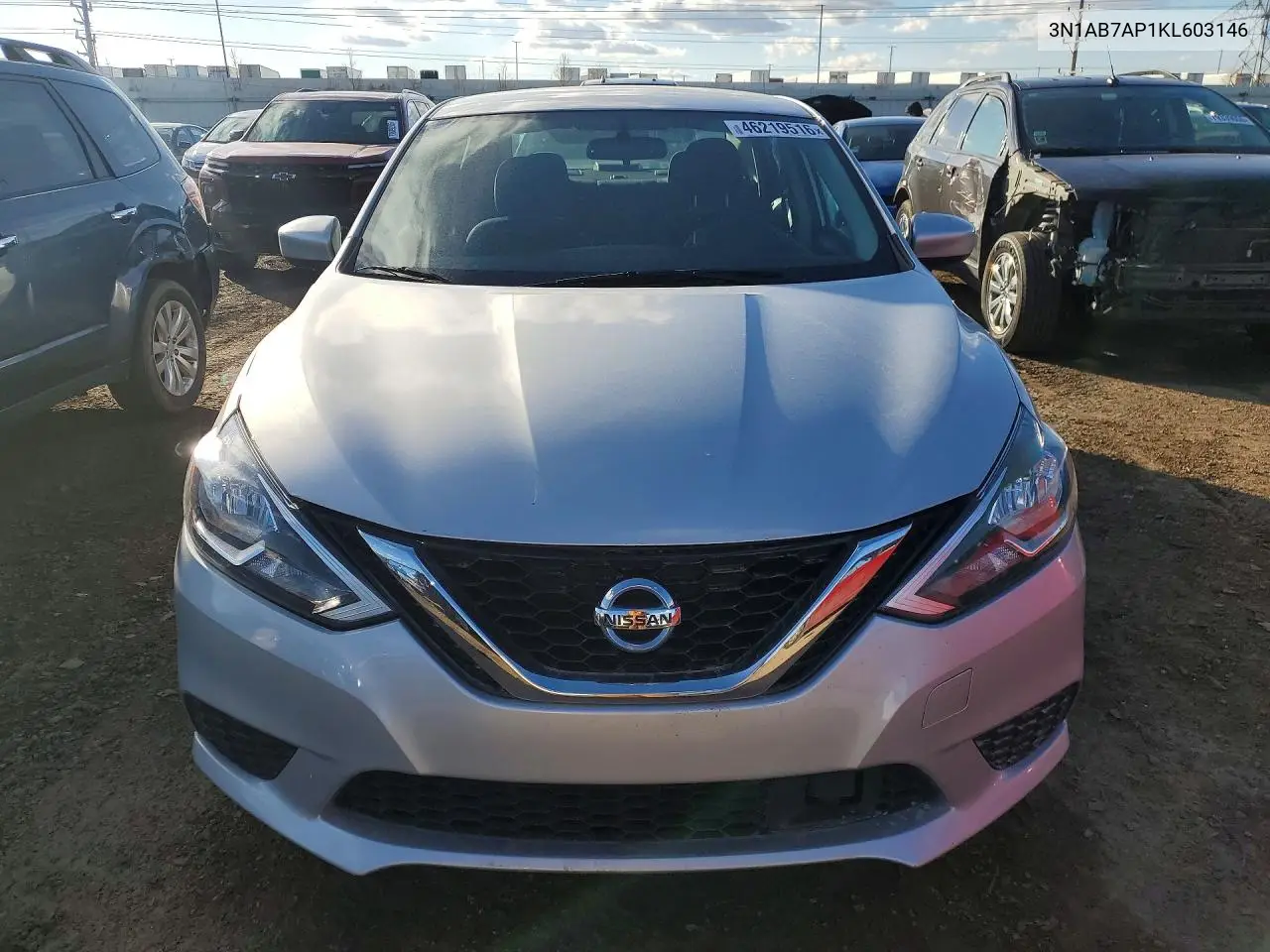 3N1AB7AP1KL603146 2019 Nissan Sentra Sv