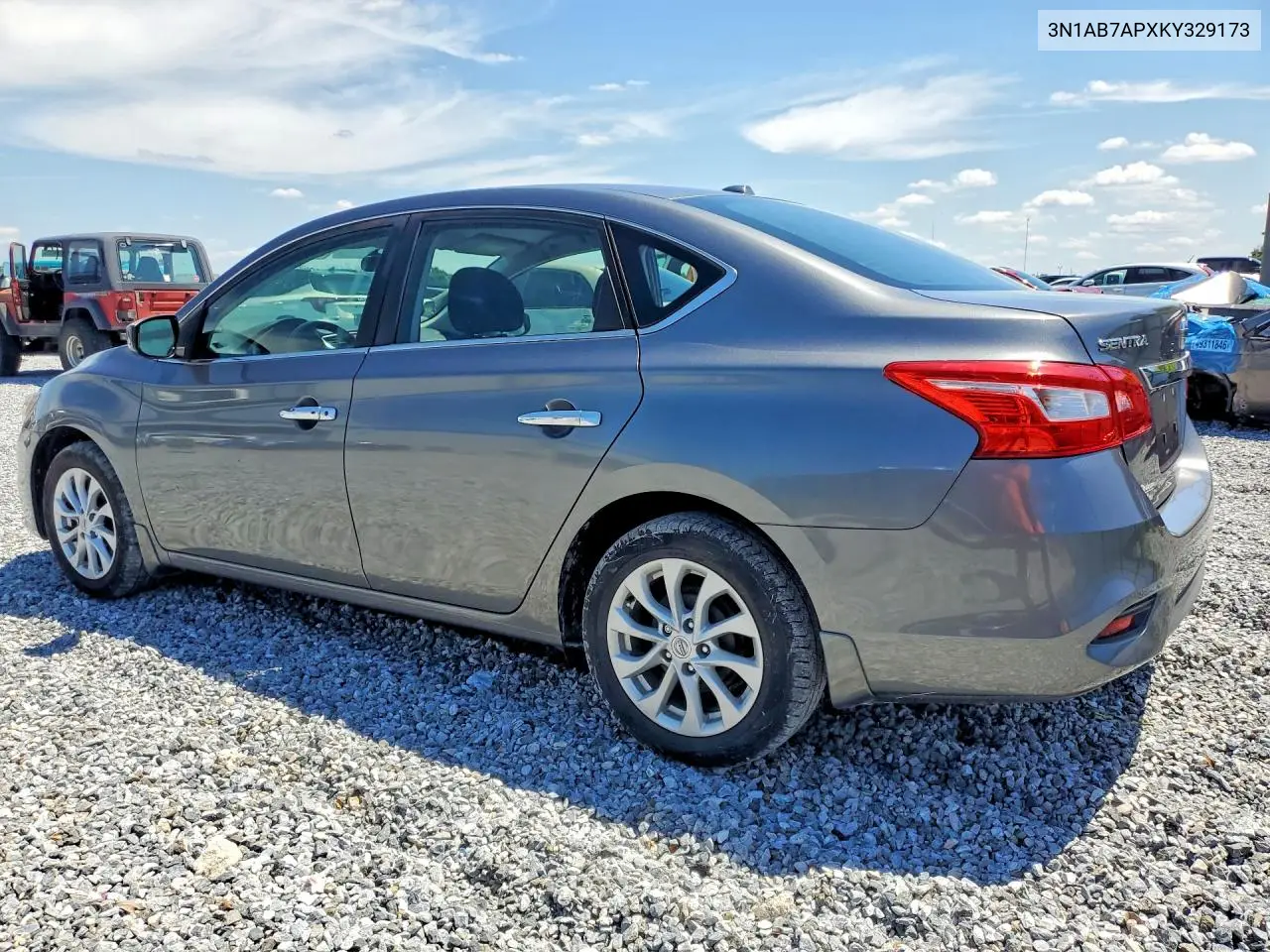 3N1AB7APXKY329173 2019 Nissan Sentra Sv