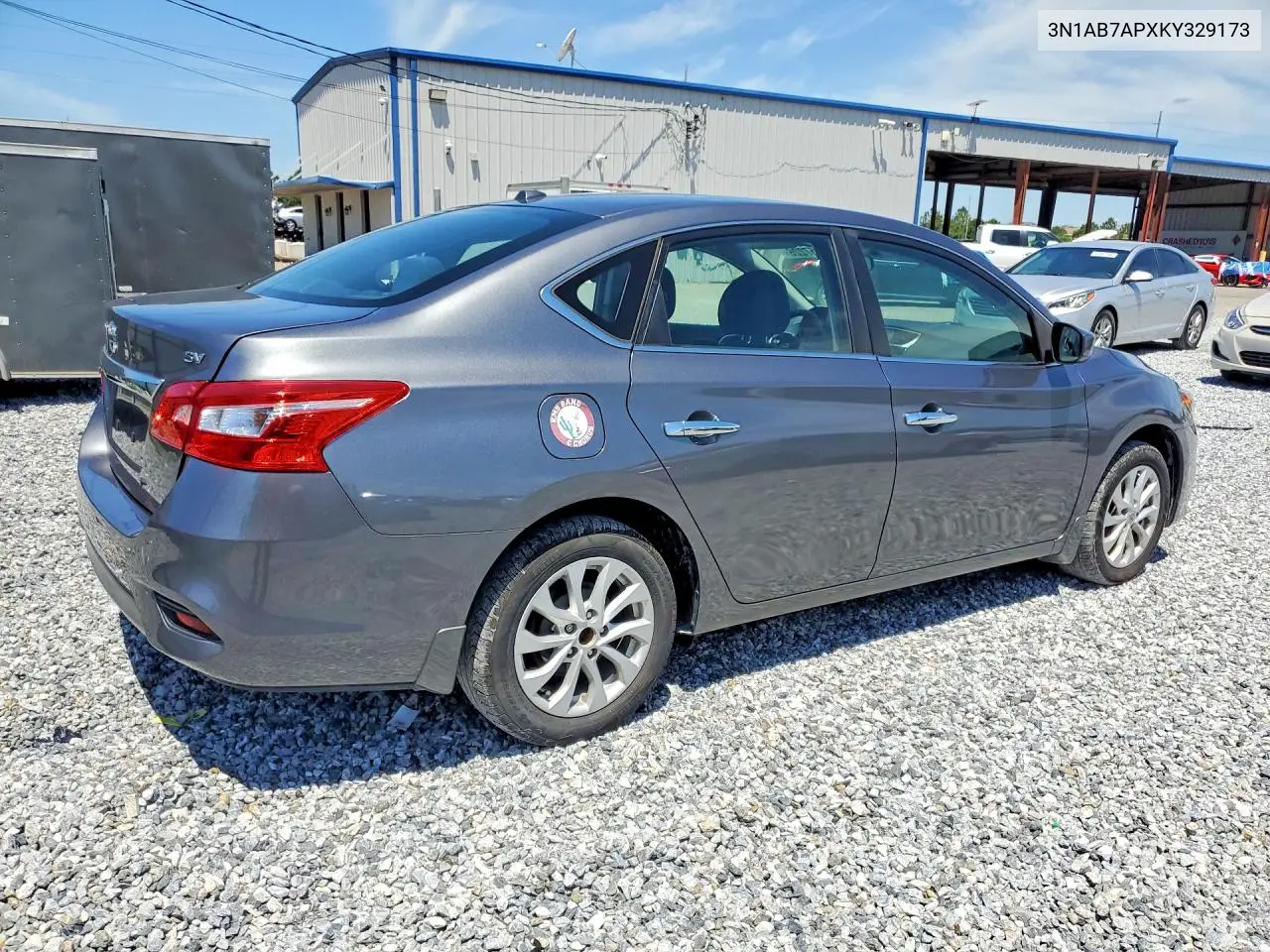 3N1AB7APXKY329173 2019 Nissan Sentra Sv