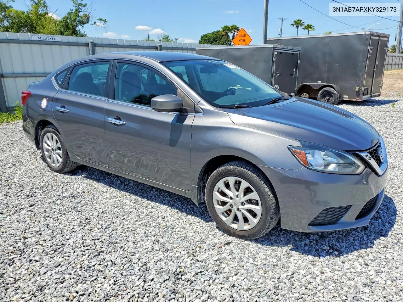 3N1AB7APXKY329173 2019 Nissan Sentra Sv