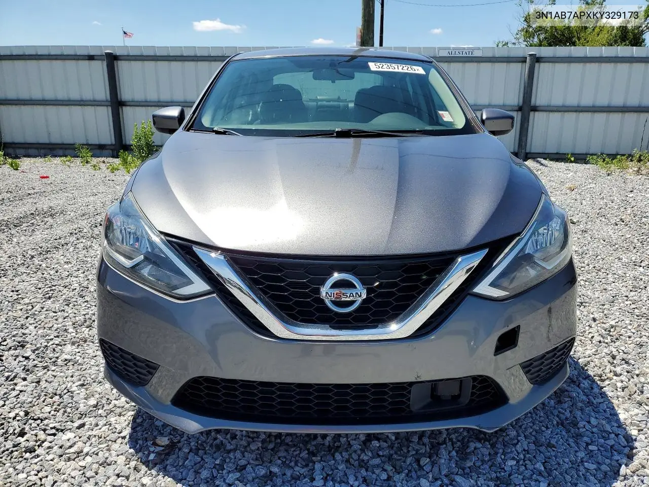 3N1AB7APXKY329173 2019 Nissan Sentra Sv