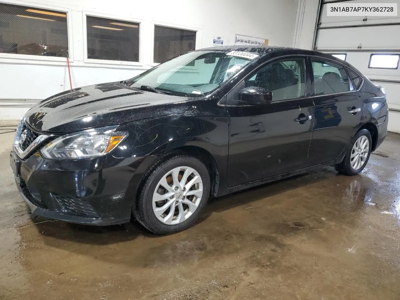 2019 Nissan Sentra S VIN: 3N1AB7AP7KY362728 Lot: 53130044