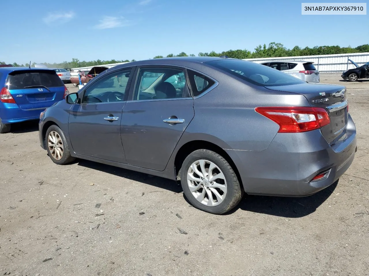 2019 Nissan Sentra S VIN: 3N1AB7APXKY367910 Lot: 57336474