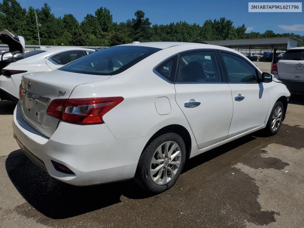 3N1AB7AP9KL621796 2019 Nissan Sentra S