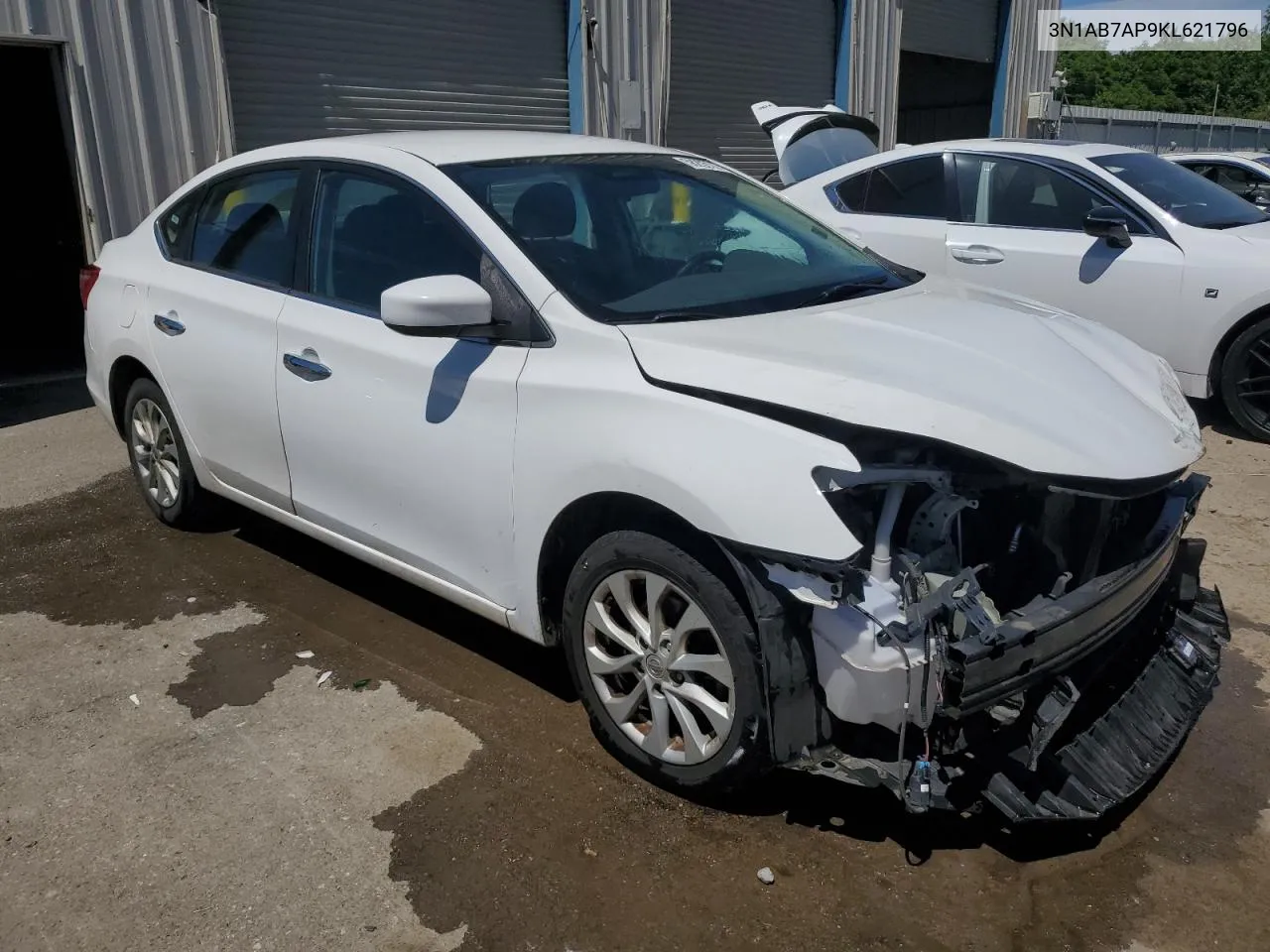 2019 Nissan Sentra S VIN: 3N1AB7AP9KL621796 Lot: 58292114