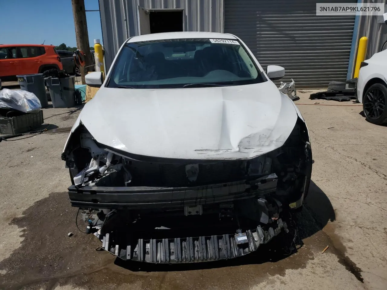 3N1AB7AP9KL621796 2019 Nissan Sentra S