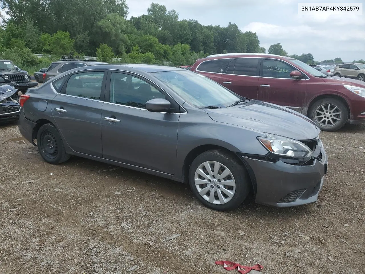 3N1AB7AP4KY342579 2019 Nissan Sentra S