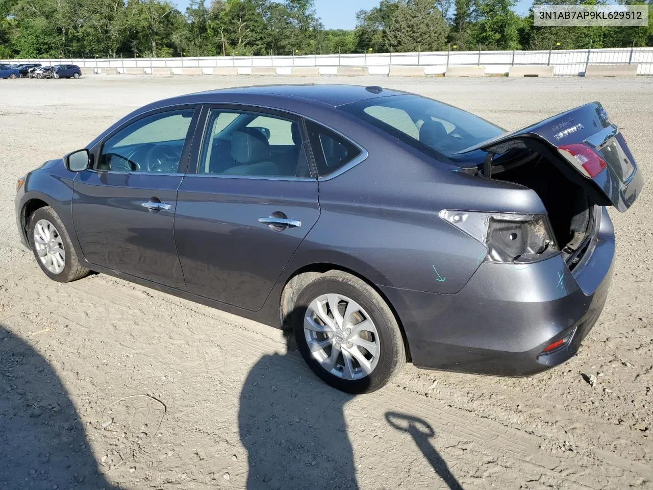 3N1AB7AP9KL629512 2019 Nissan Sentra S