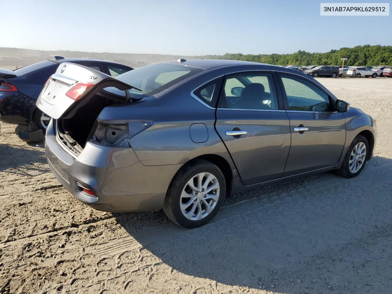 3N1AB7AP9KL629512 2019 Nissan Sentra S