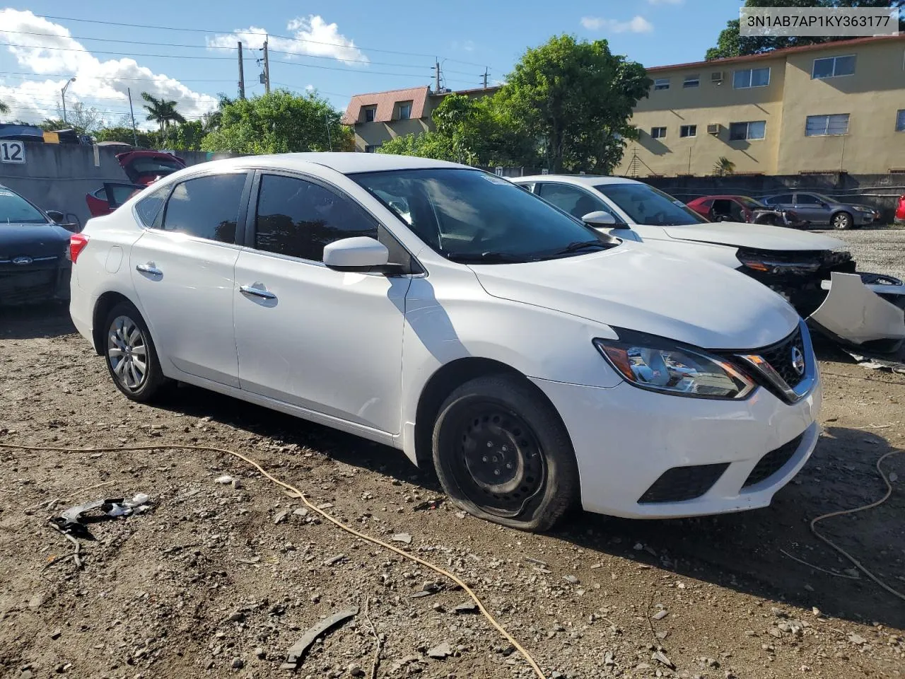 3N1AB7AP1KY363177 2019 Nissan Sentra S