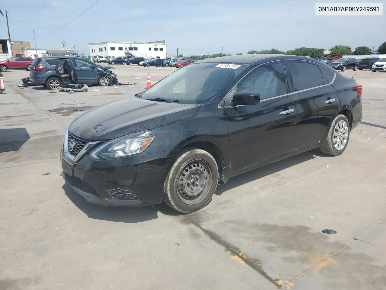 3N1AB7AP0KY249591 2019 Nissan Sentra S