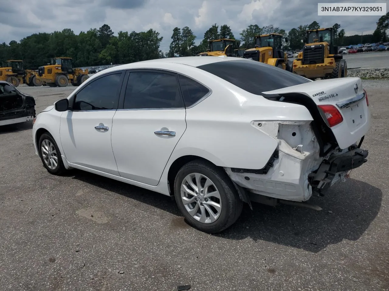 2019 Nissan Sentra S VIN: 3N1AB7AP7KY329051 Lot: 62064204