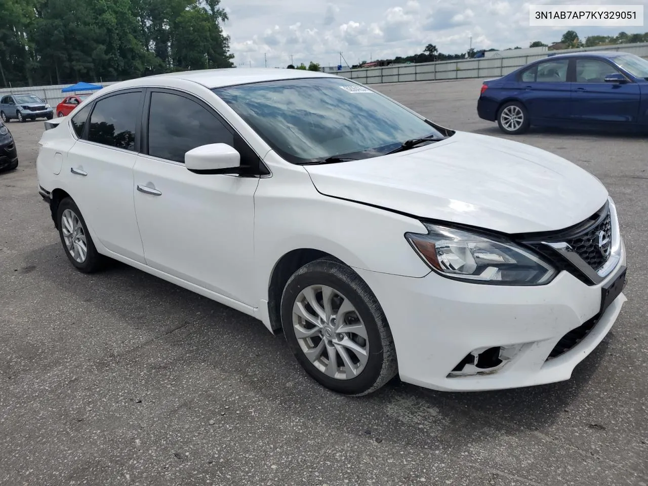 2019 Nissan Sentra S VIN: 3N1AB7AP7KY329051 Lot: 62064204