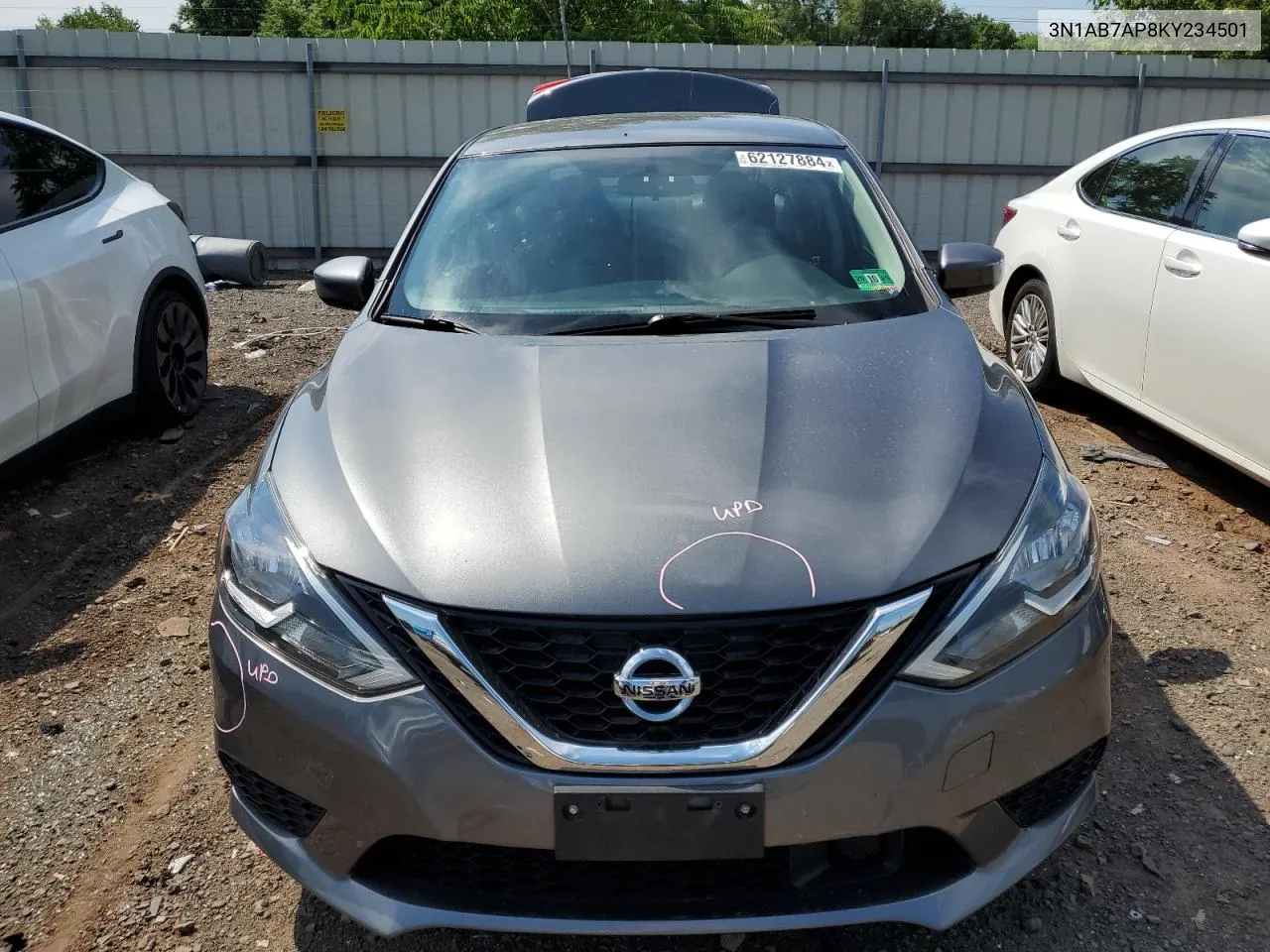 3N1AB7AP8KY234501 2019 Nissan Sentra S