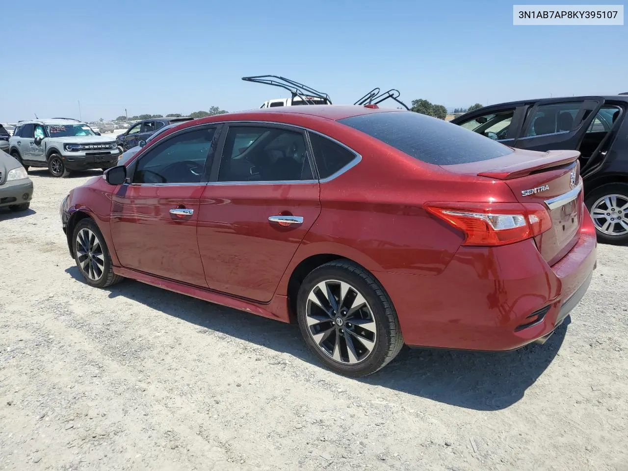 2019 Nissan Sentra S VIN: 3N1AB7AP8KY395107 Lot: 62559304