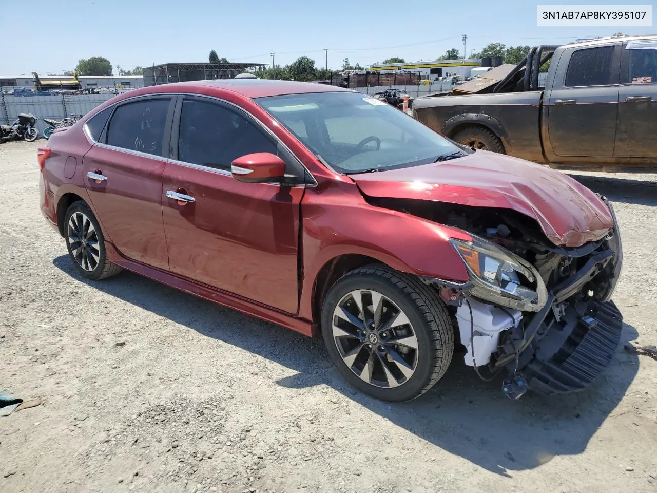 3N1AB7AP8KY395107 2019 Nissan Sentra S