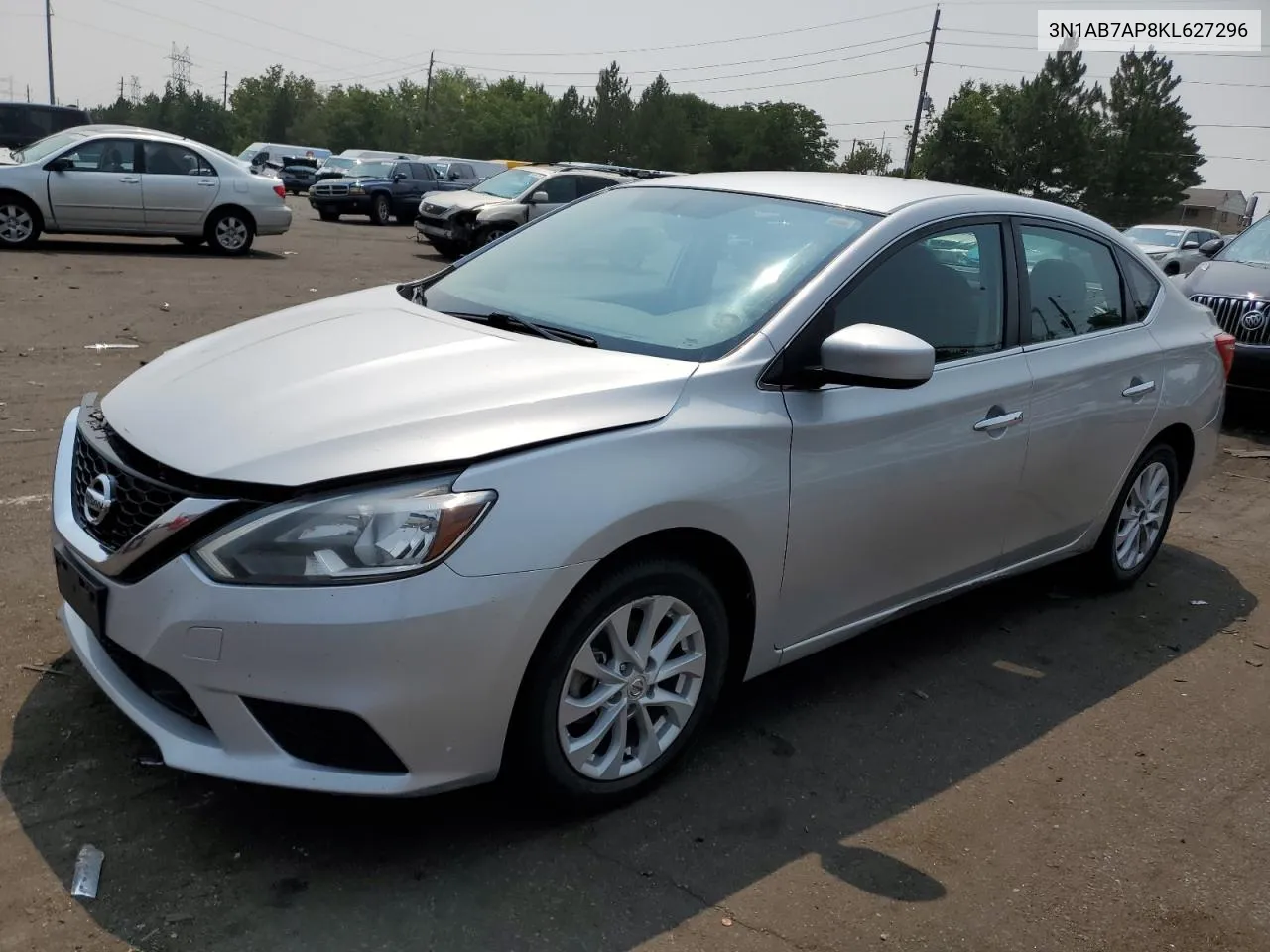 2019 Nissan Sentra S VIN: 3N1AB7AP8KL627296 Lot: 64107864